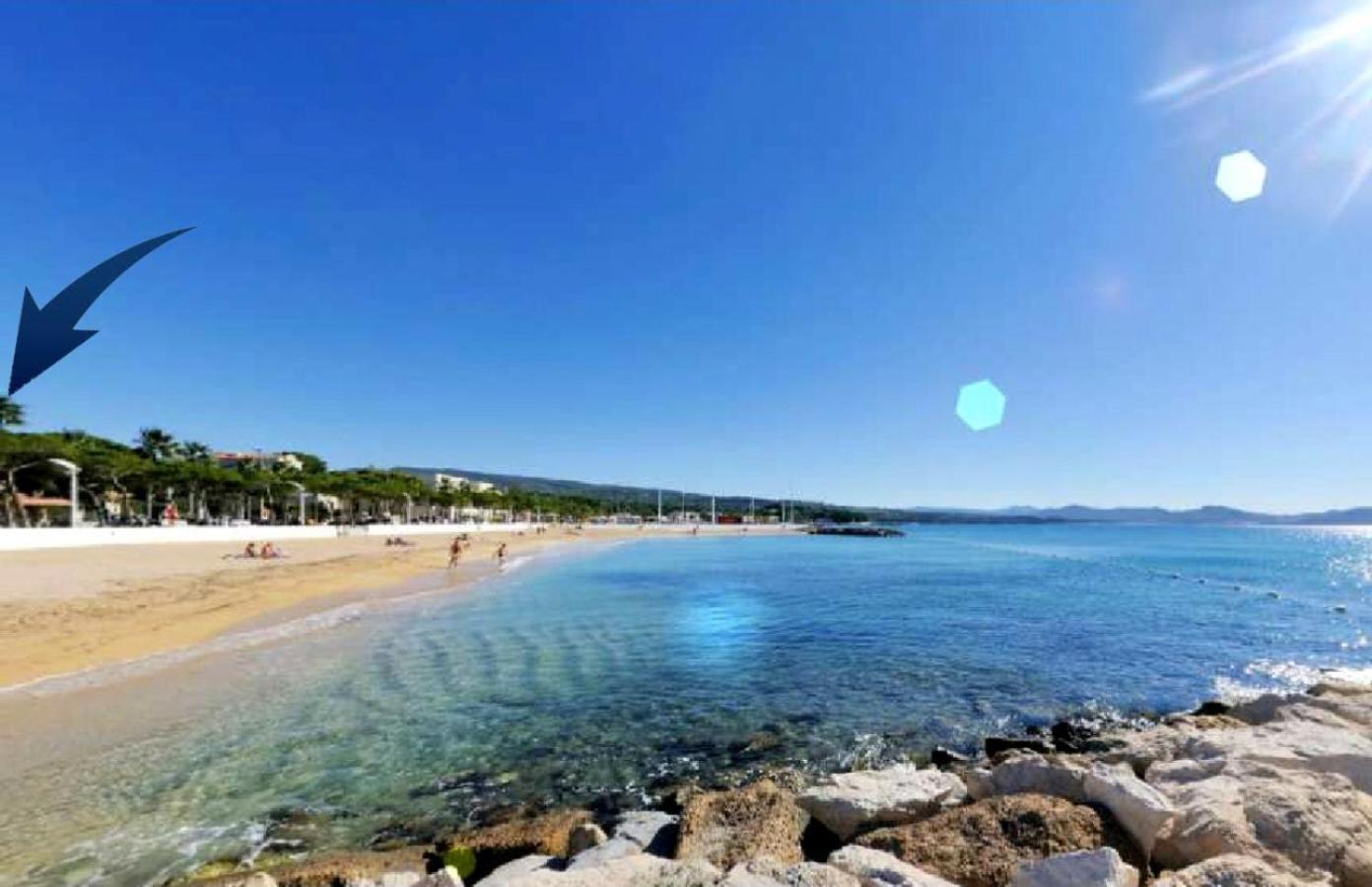 Logement Climatise Avec Jardin Et Parking Pour 2 Personnes En Bord De Plage La Ciotat Exterior foto